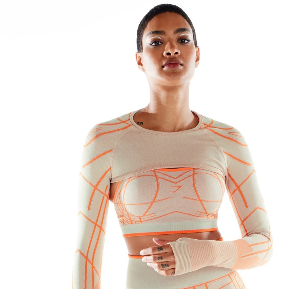 WTFLEX LINEAR SEAMLESS LONG SLEEVE SHRUG